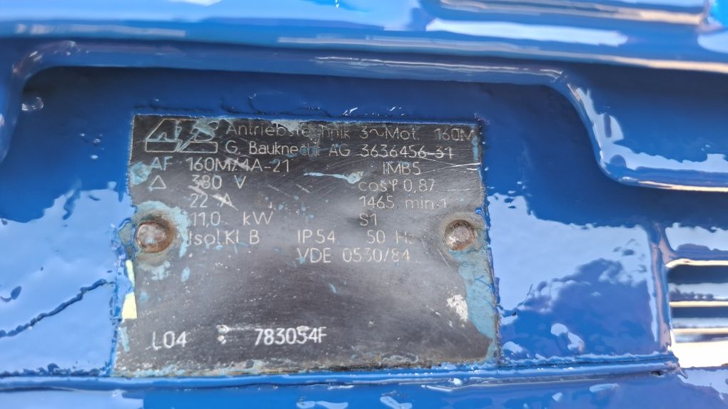 Motoreduktor 11 kW 197 obrotów ATB do studni Nord lenze sew vem veb