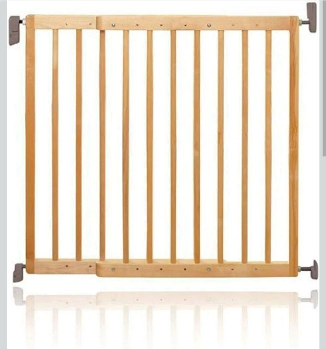 Munchkin Brama Schodowa Lindam Rozciągana Drewniana Bramka dla Dziecka