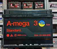 Akumulator AMEGA M3 12V 55AH 480A nowy