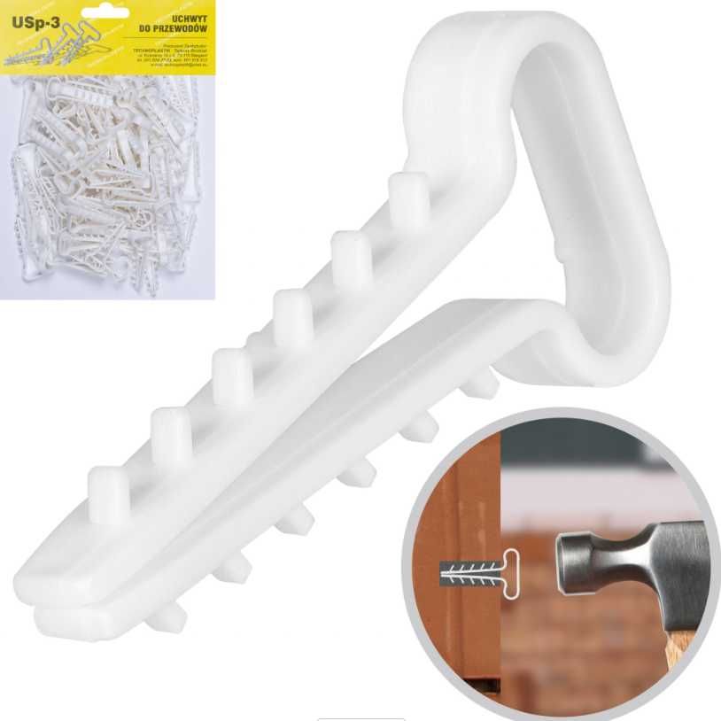 Plastikon Uchwyt kablowy wbijany USP-3  YDYp 4x1,5-4x2,5