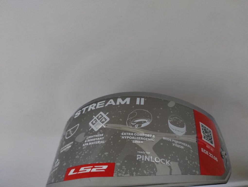 Szyba do kasku LS2 FF808 STREAM II Silver Srebrna