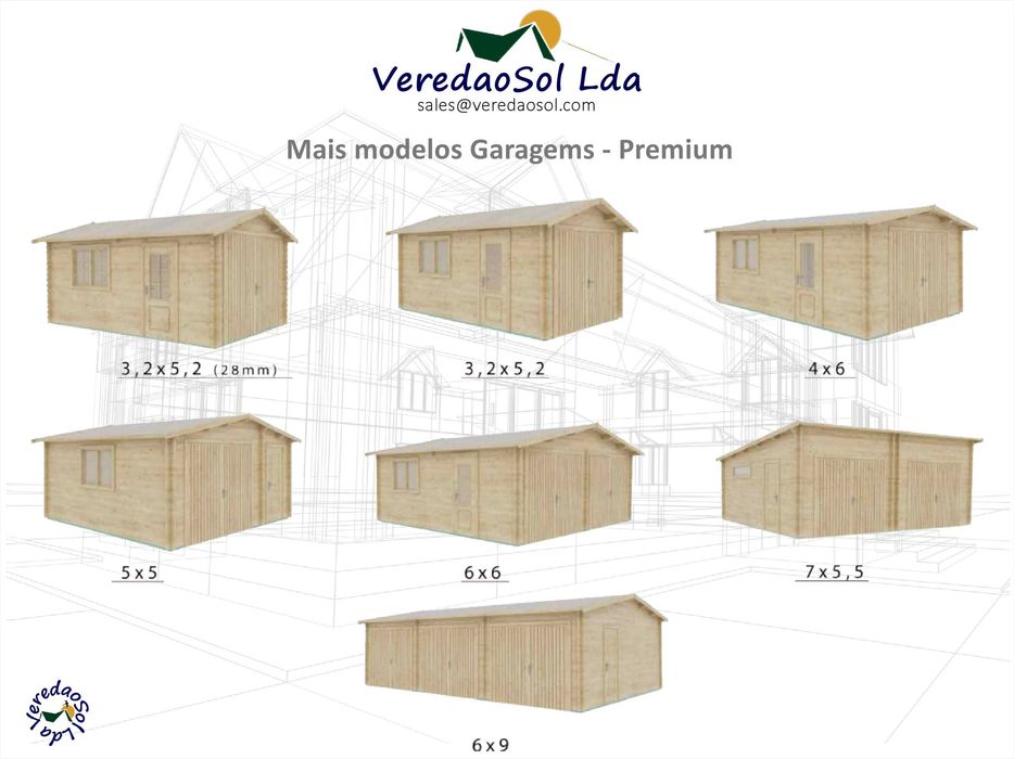 KIT Storm Safe 33m² - Estável otimo por telhas cerâmicas Casa madeira