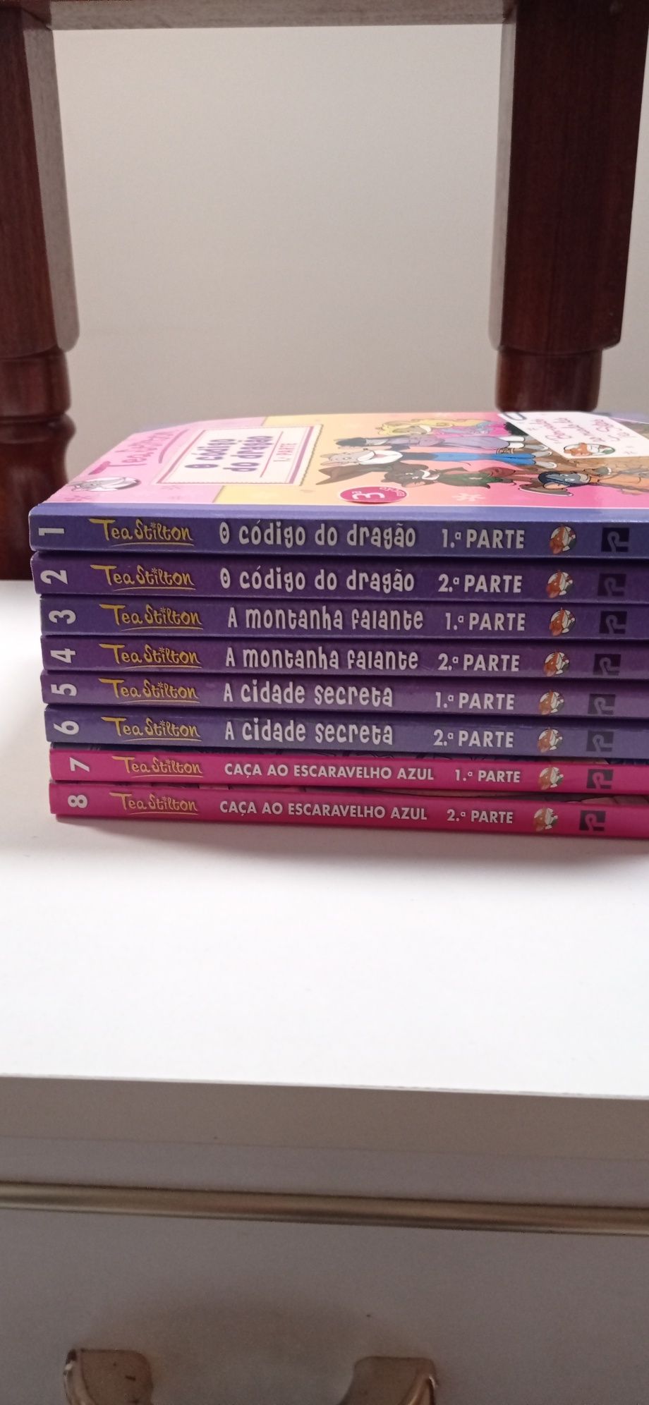 Coleção de livros Tea Stilton