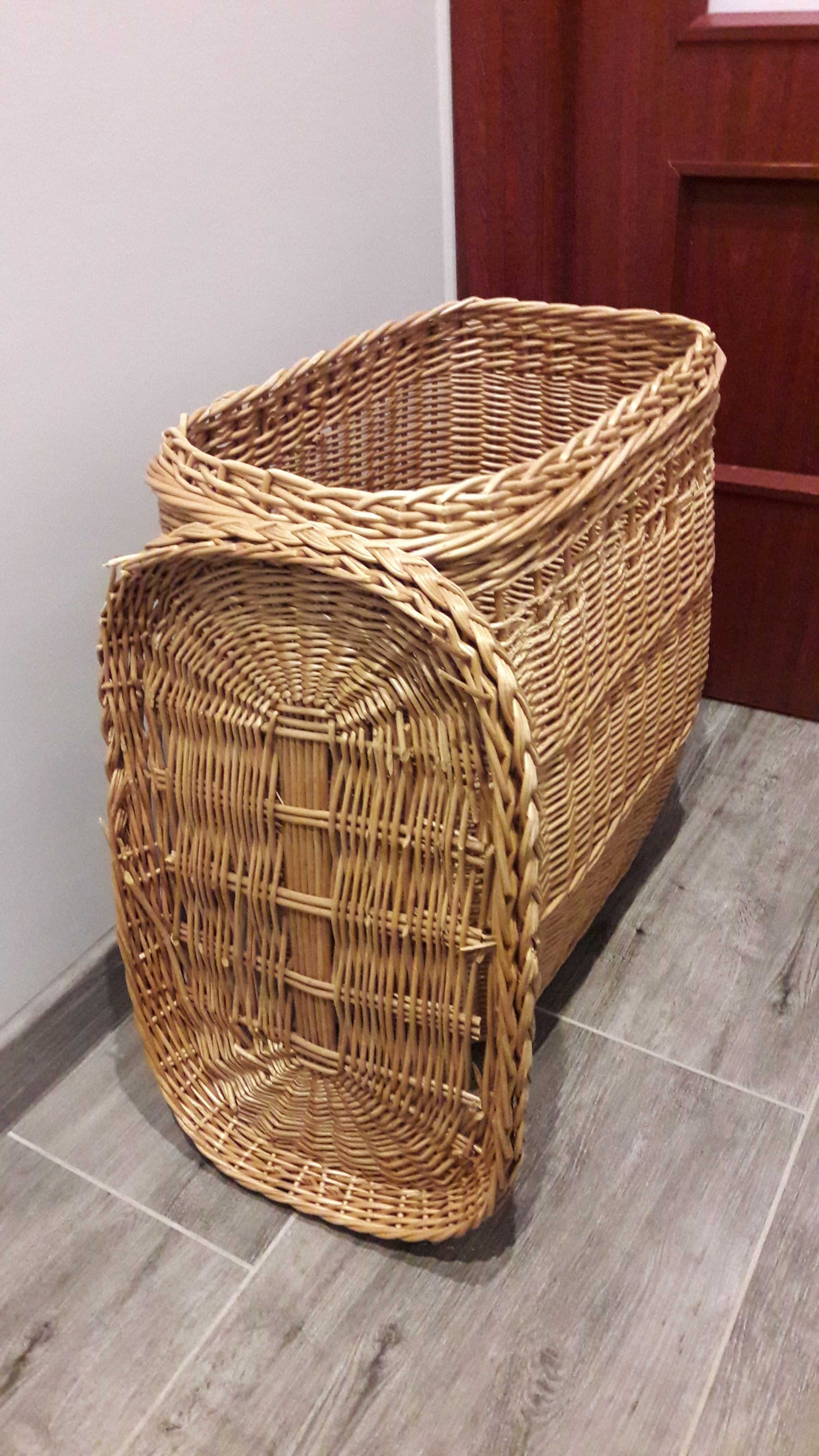 Kosz wiklinowy z przykrywką