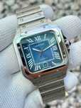 Cartier Santos Silver-Blue 1:1