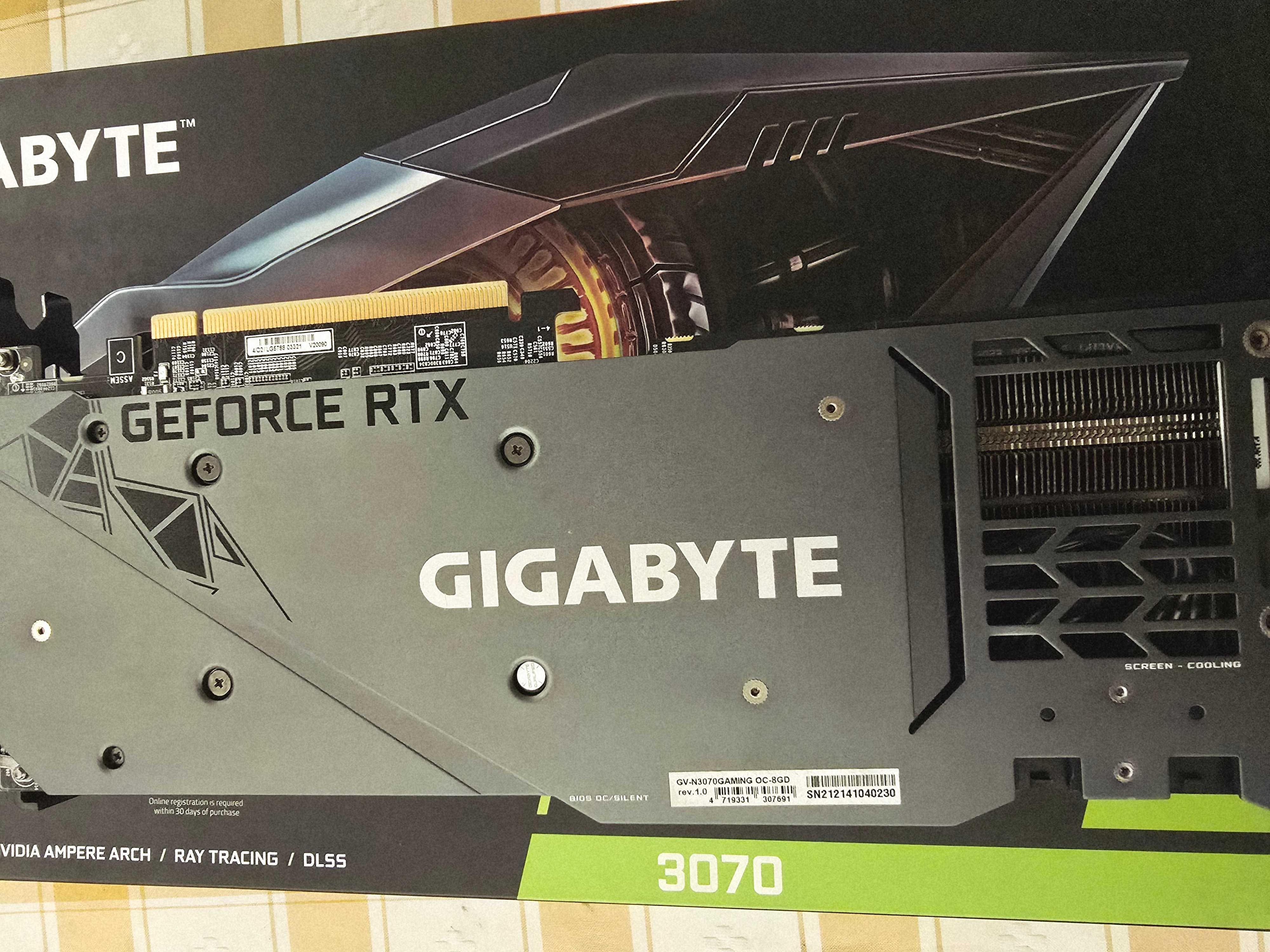 placa gráfica GPU Gigabyte RTX 3070