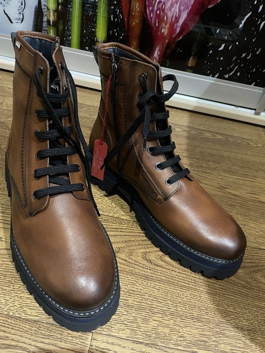 Черевики чоловічі шкіряні демісезонні Pikolinos коричневі