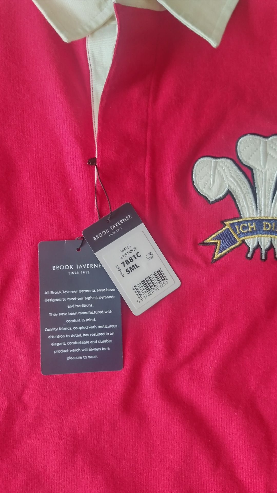 Camisola rugby brook taverner