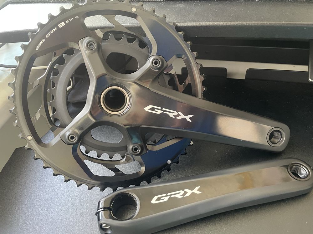Шатуни Shimano FC-RX820 GRX (2-12), 170мм, 48/31 з кареткою