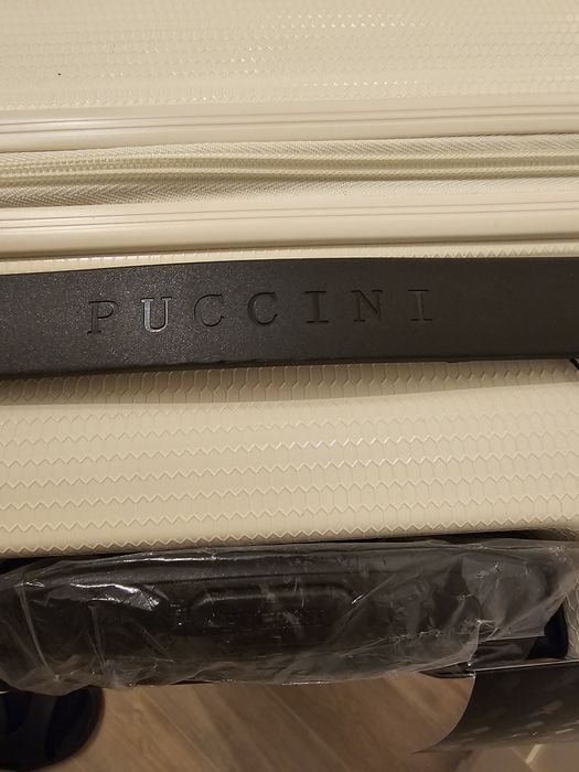 Walizka podróżna PUCCINI duża Biała Nowa