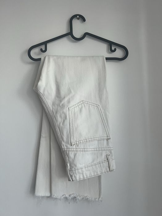 Світлі (молочні) джинси zara eur34/mex24