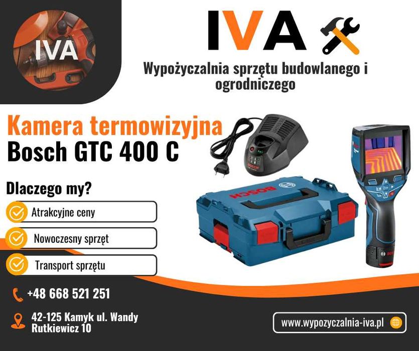 Wynajem Kamera termowizyjna wypożyczalnia sprzętu