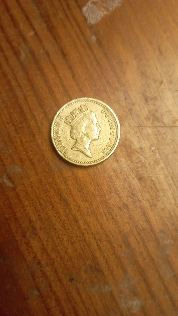 Moedas 1 Libra Reino Unido