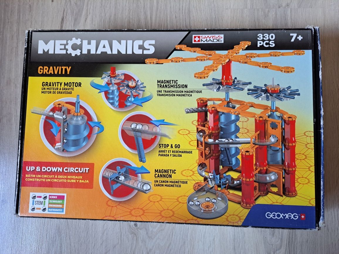 Klocki magnetyczne Geomag Gravity Mechanics 330szt.