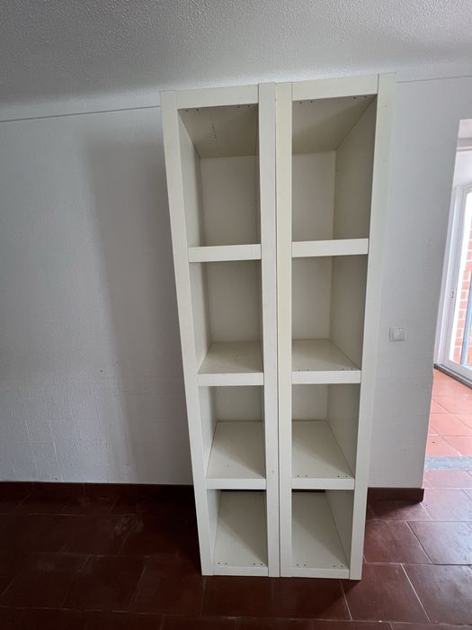 2 estantes IKEA horizontais ou verticais