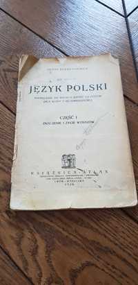 Książka rok 1926 "Język Polski" Zenon Klemensiewicz