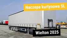 Wielton kurtyna firanka SL super lekka  Naczepa kurtynowa SL Wielton 2024 | Super lekka, SAF, KNORR, Alcoa,