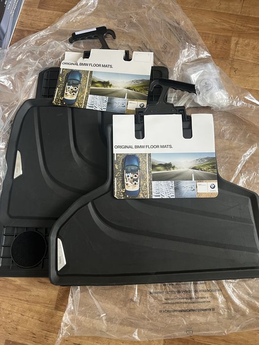 Нові коврики оригінал BMW БМВ X5 F15,G05,G06; X7 G07 резина, велюр