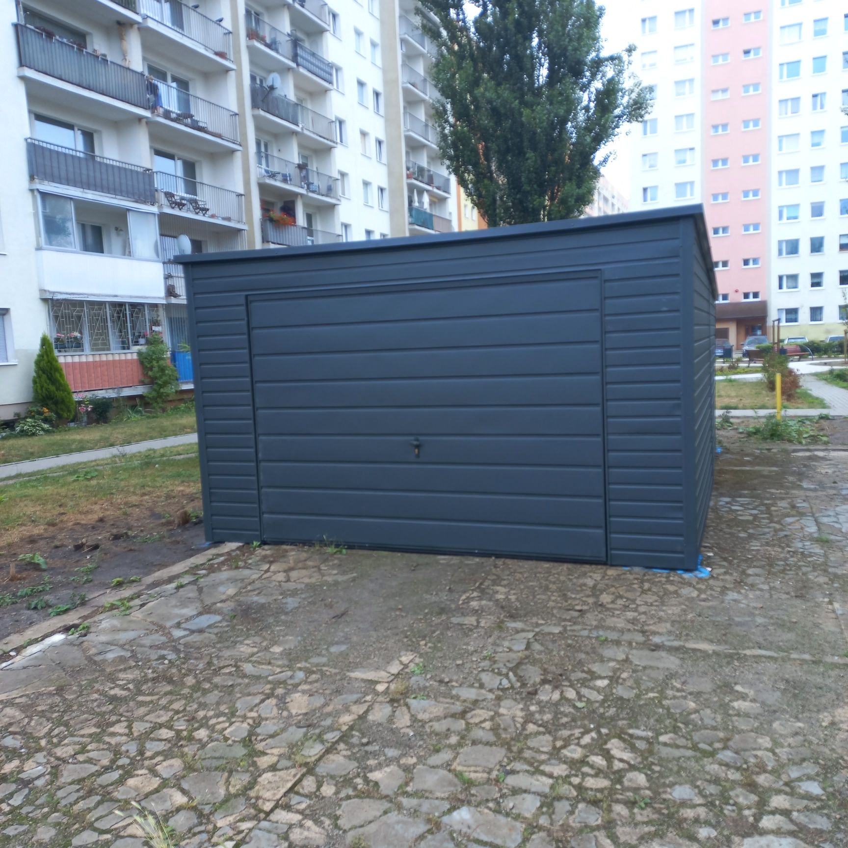 4x6 Antracyt mat poziomo garaż z profila promocja Filc gratis