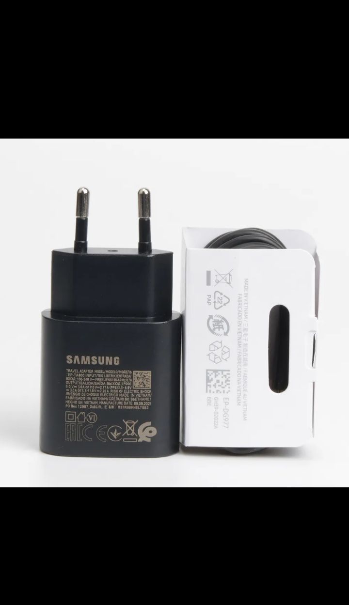 Швидкісна зарядка 25w Samsung  PD Блок +кабель. EP-TA800 Original