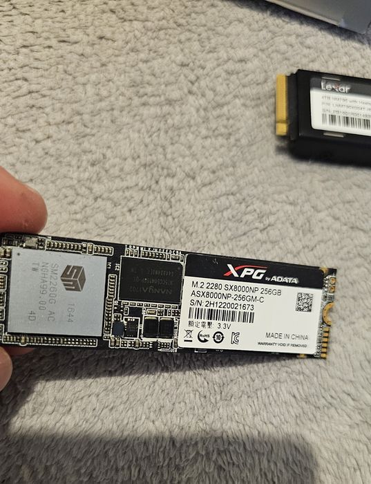 SSD M.2 256Gb,2Tb,4Tb (Lexar NM790,ADATA SX8200 Pro,Kioxia)