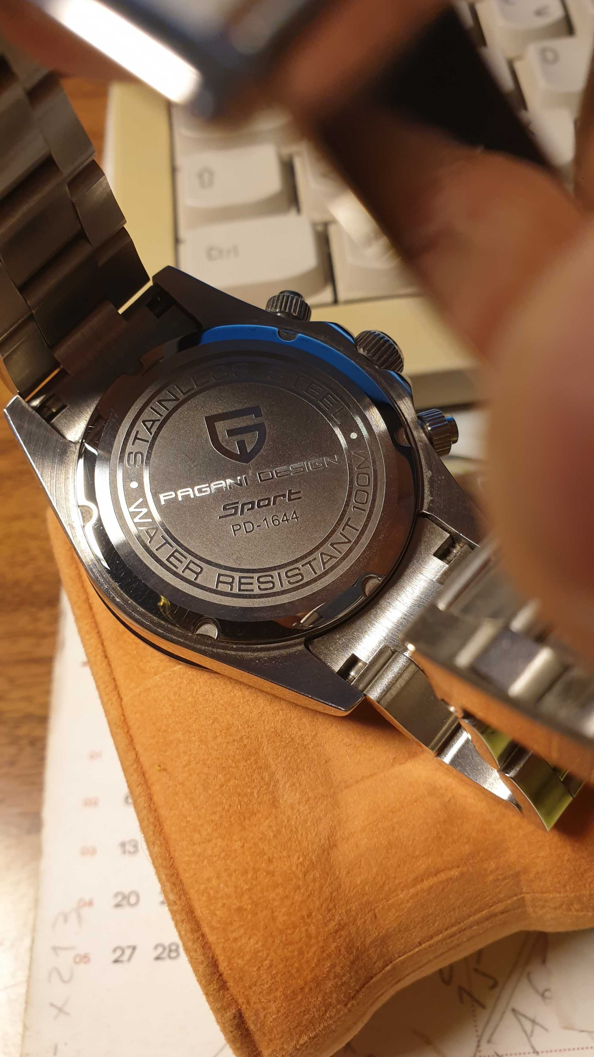 Relógio Pagani Design estilo Daytona