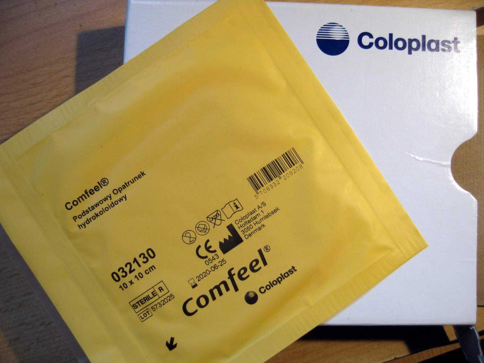 Comfeel Coloplast Podstawowy opatrunek hydrokoloidowy, 10 x 10 cm