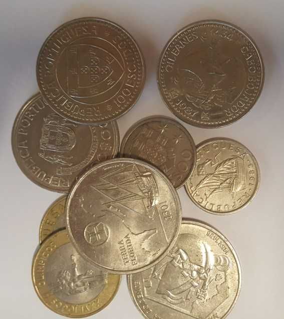 Coleção de moedas de 1980 a 2000