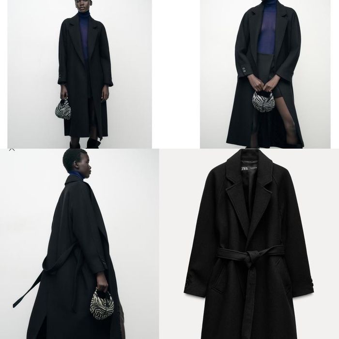 Пальто Zara S 36 на запах