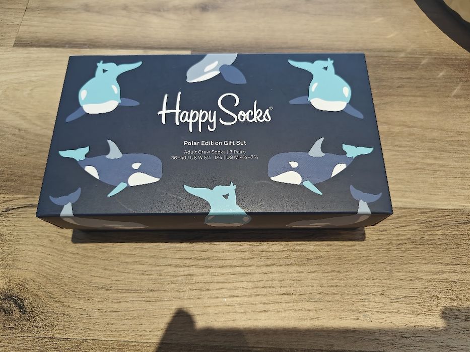 Conjunto Happy Socks – Edição Polar (3 pares) – Novo na caixa