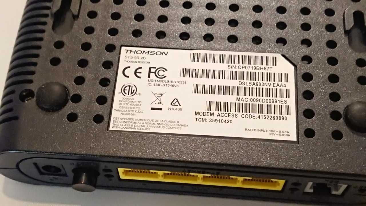 Modem/Router Thomson Speedtouch