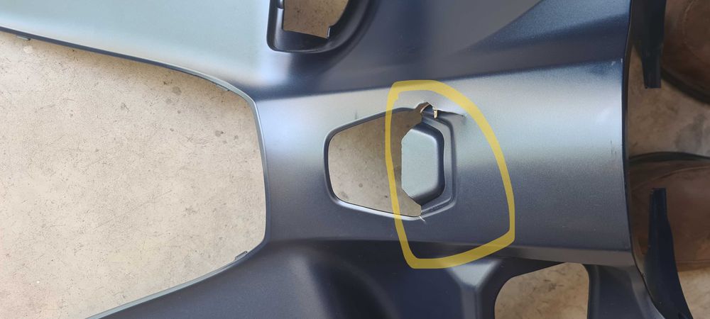 Peças Caixa e Tampa Interior Honda Vision 2023 Blue Metallic