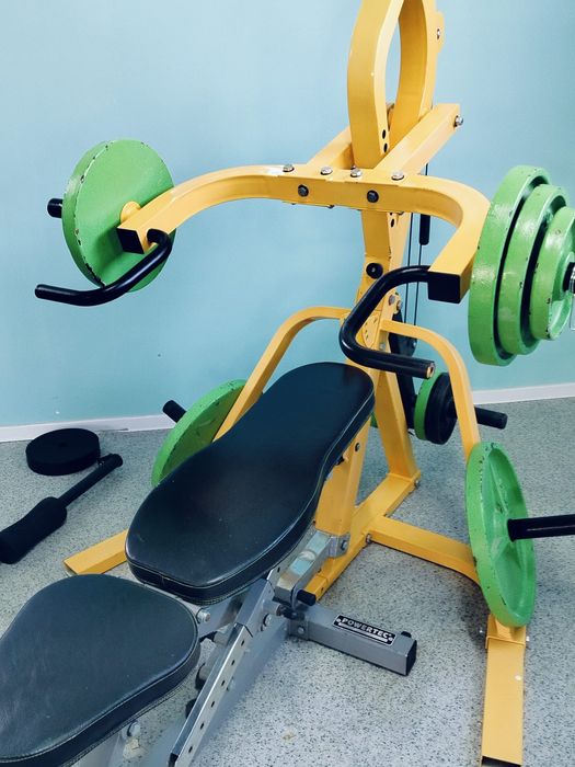 Siłownia Potężny profesjonalny atlas do ćwiczeń 140kg obciążenia Dowóz