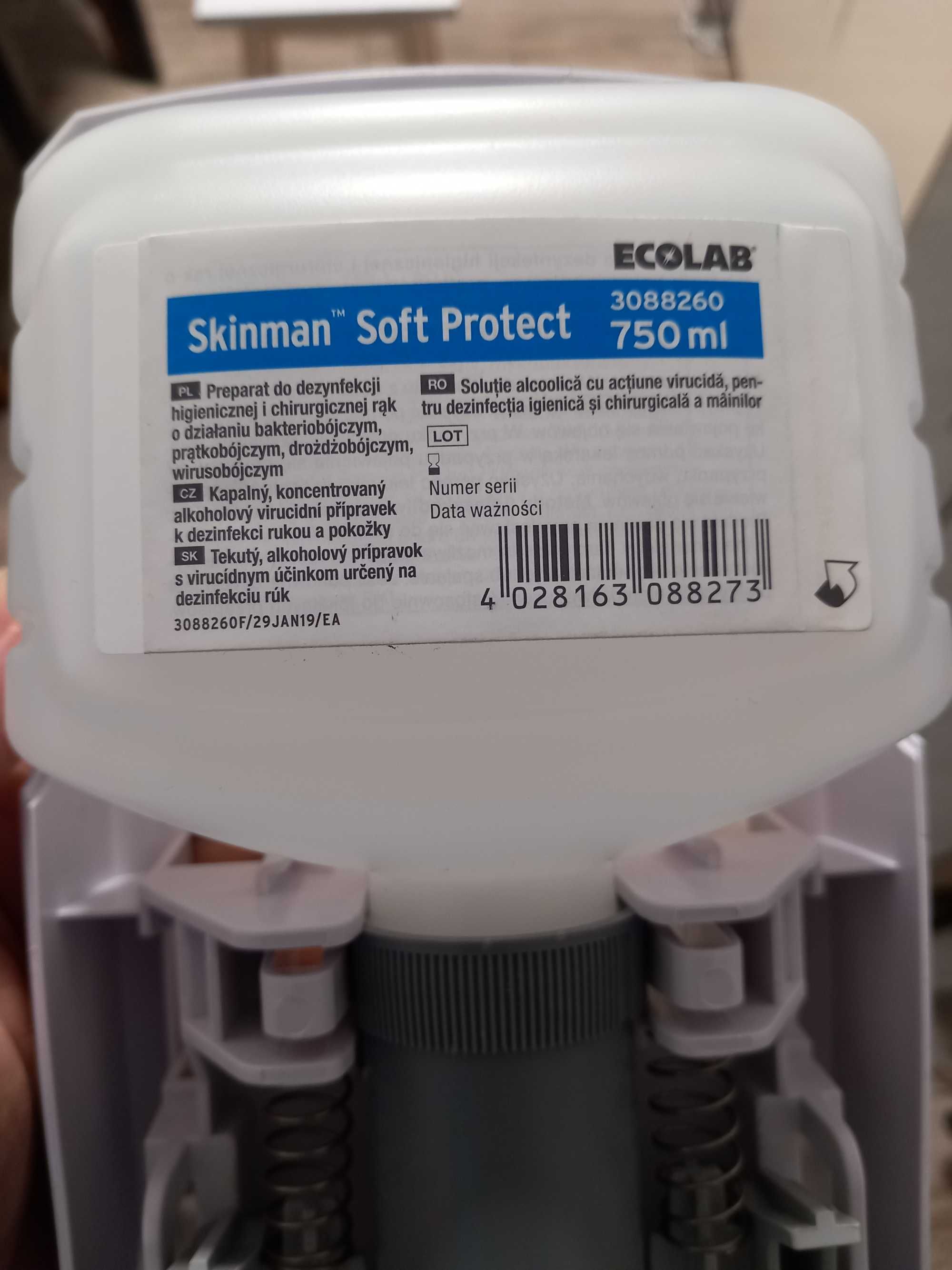 Ecolab skidman Soft Protect 750 ml środek dezynfekcyjny