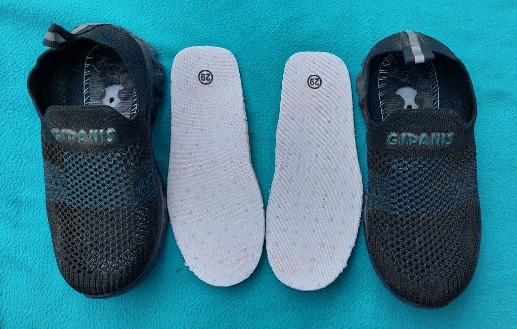 Nowe Gipanis buty sportowe siateczkowe z siatki czarne 29