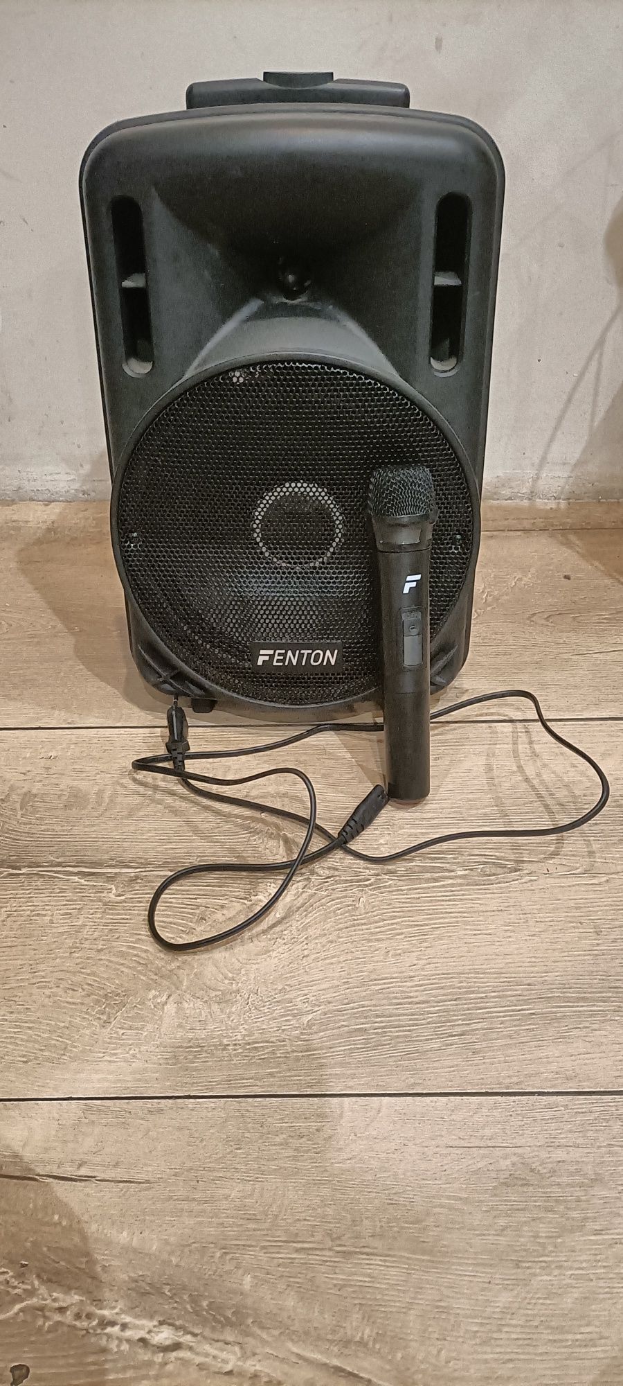 Głośnik Fenton  na kółkach z mikrofonem