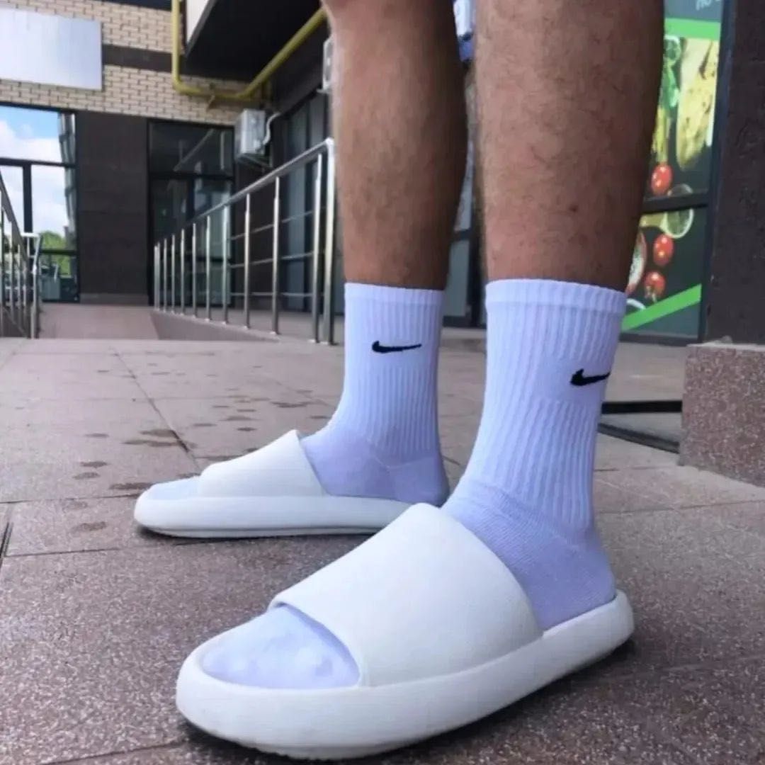 Носки Nike (бесплатная доставка). Шкарпетки Найк білі тренувальні