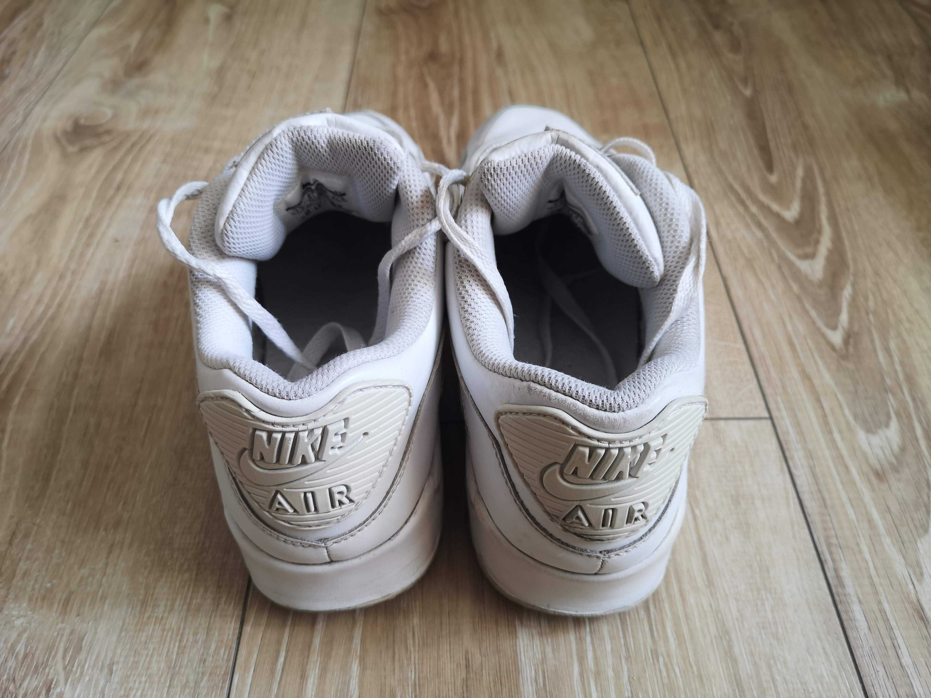Nike AIR MAX 90 leather white białe 40.5 7.5