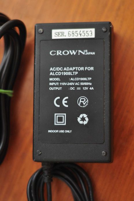 Transformador para televisão Crown alcd (12V 4A)