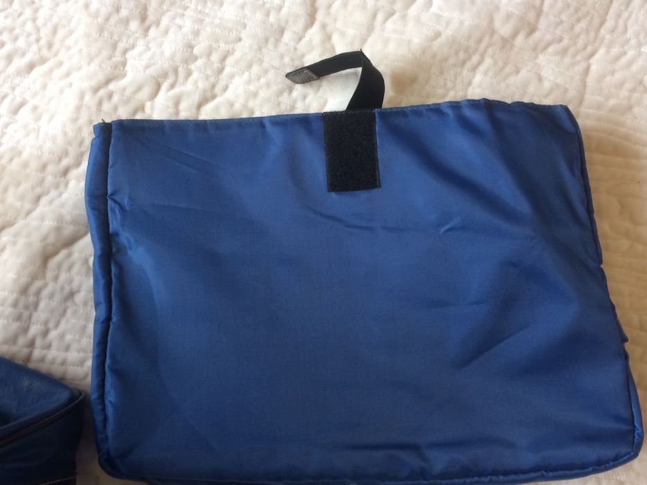 Torba niebieska + torba na laptop