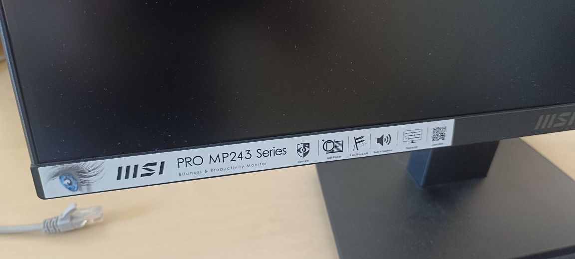 Monitor MSI PRO MP243 - uszkodzona matryca