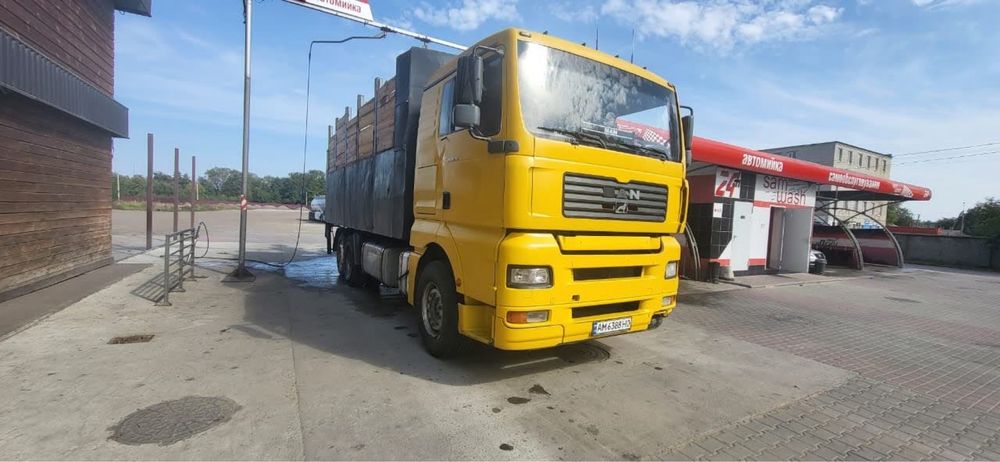 MAN tga 430 лісовоз- маніпулятор