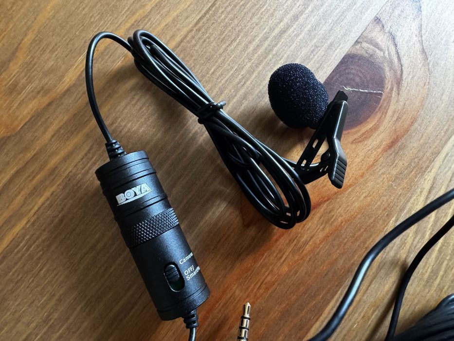 Microfone Lapela Boya BY-M1