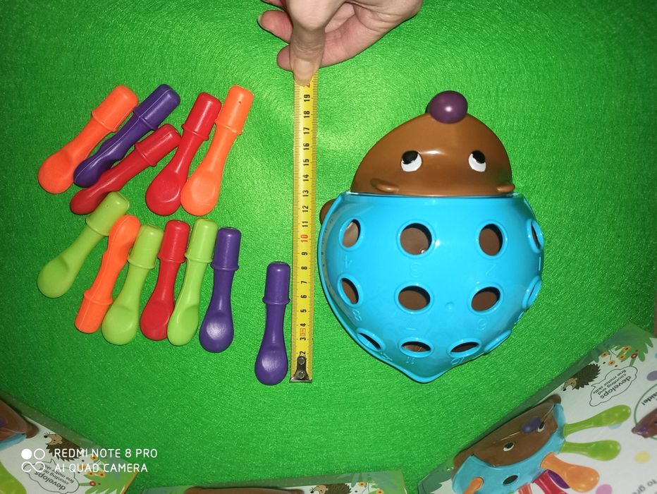Сортер їжачок Spike їжак ёжик цифри голочки
