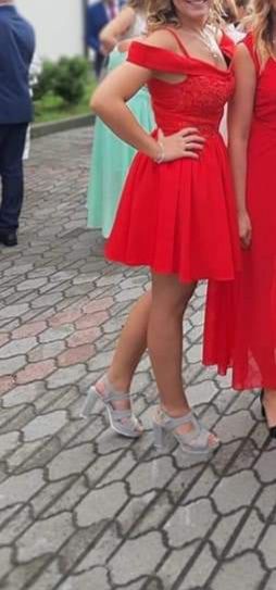 Sukienka rozkloszowana weselna wesele impreza studniówka karnawał