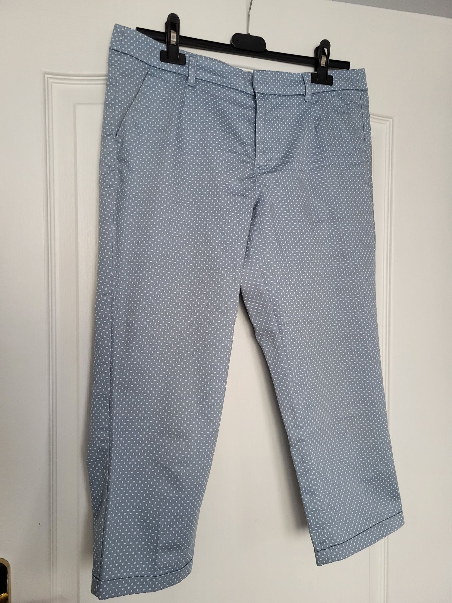 C&A Yessica spodnie 7/8 w groszki jak nowe