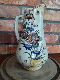 Bardzo stary dzban, wazon ręcznie malowany PIĘKNY!!
