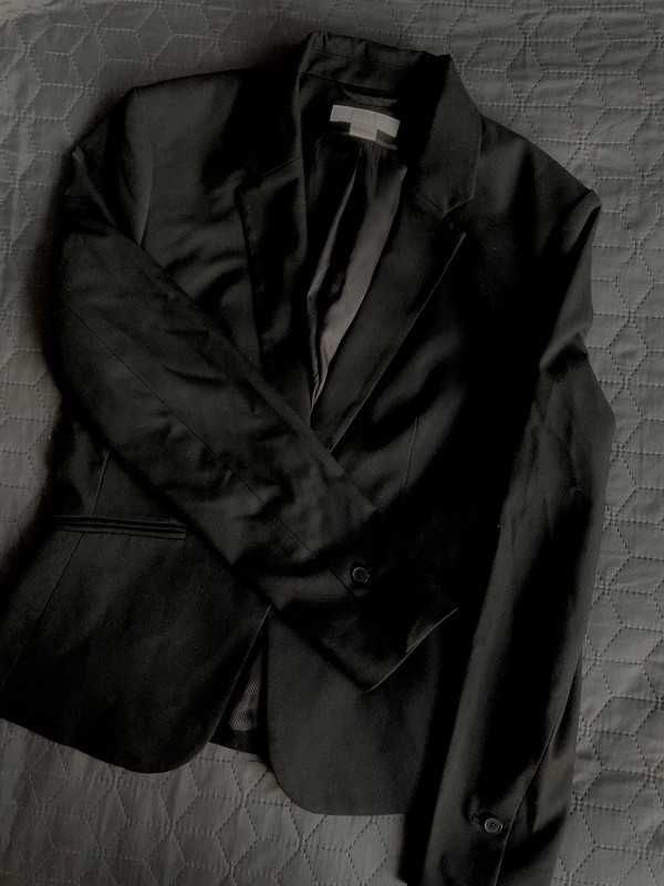 Czarna marynarka M H&M