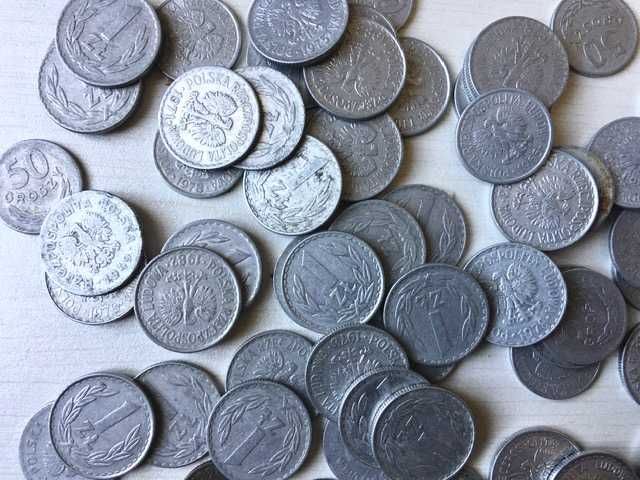 Monety PRL 0,5, 1, 2, 5, 10, 20 zł zestaw ponad 1 kg