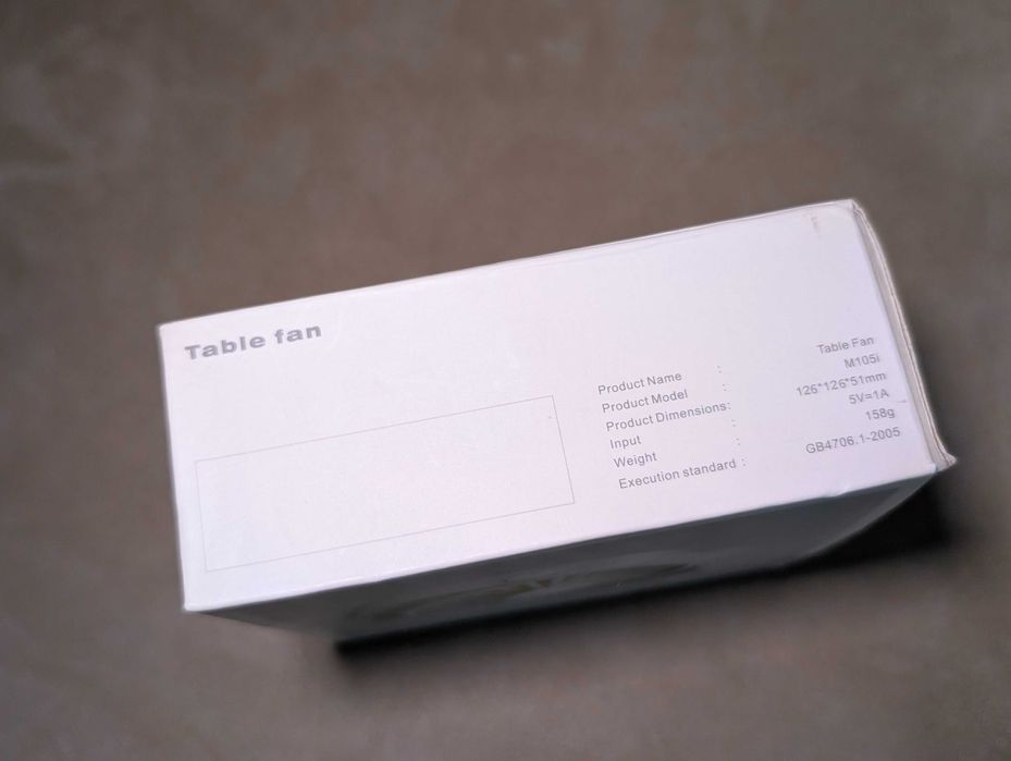 Портативный USB вентилятор Blue | 360° | Регулируемая скорость |